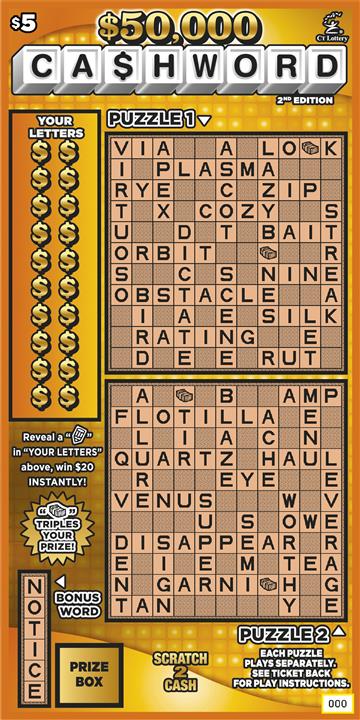 $50,000 Cashword 2nd Edition image