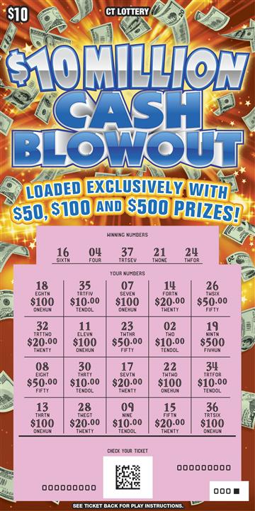 $10 Million Cash Blowout rollover image