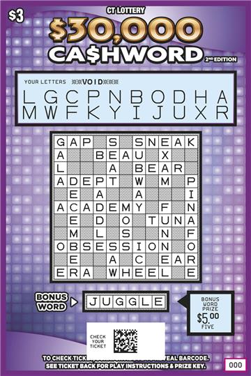 $30,000 CA$HWORD 2nd Edition rollover image
