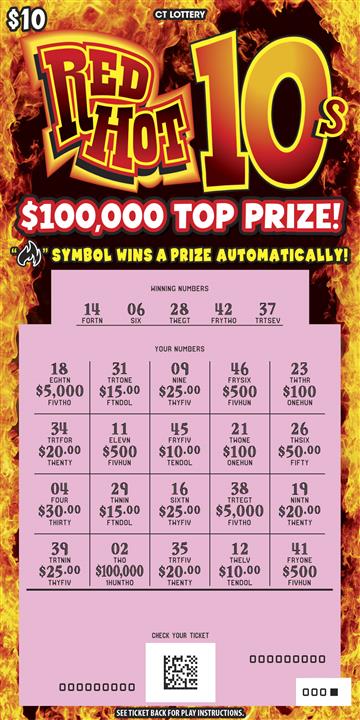 Red Hot 10s rollover image